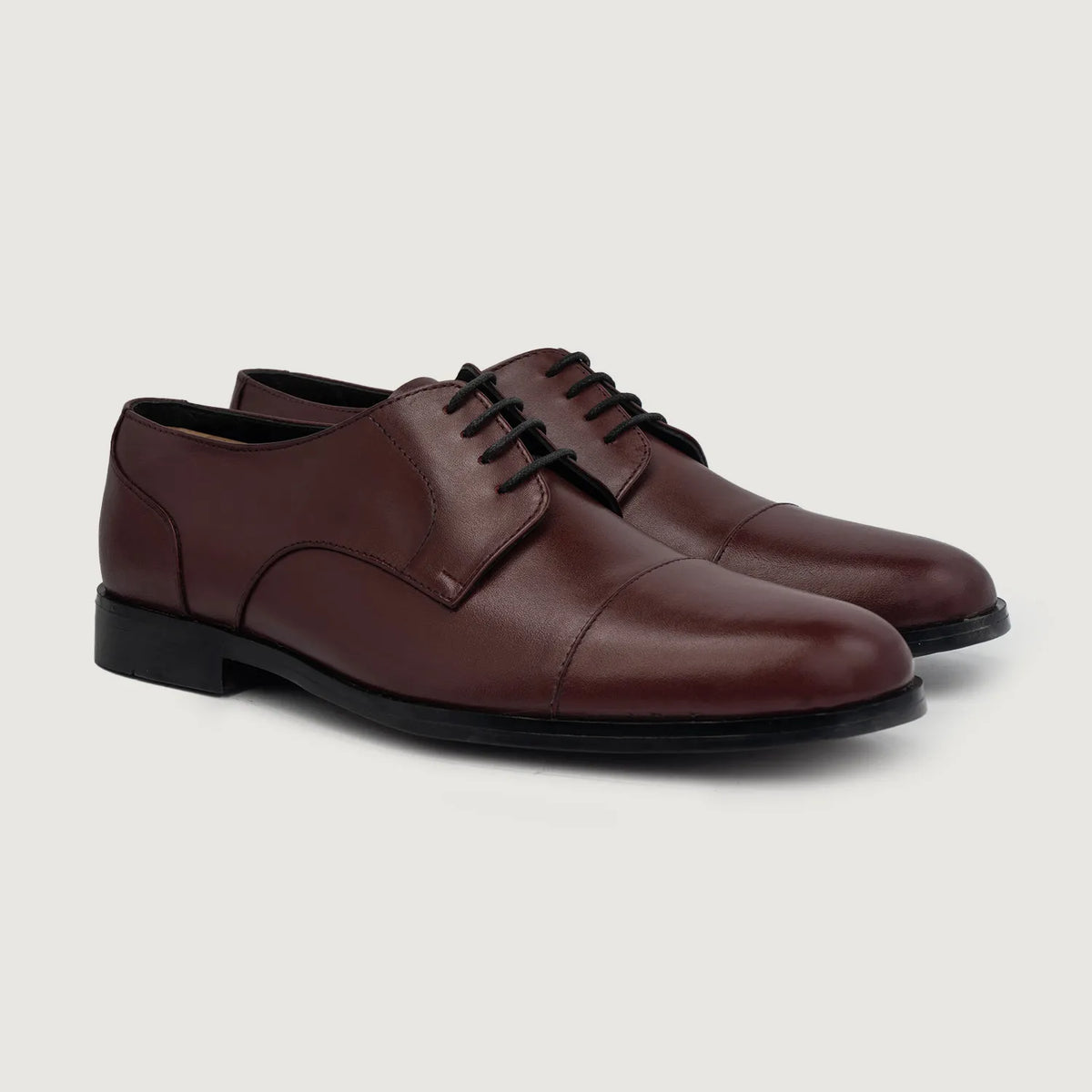 Attorney Derby Μπορντό Δερμάτινα παπούτσια Ανδρικό For Men in Maroon Full-Grain Leather - Πλαϊνή όψη | Αγορά online