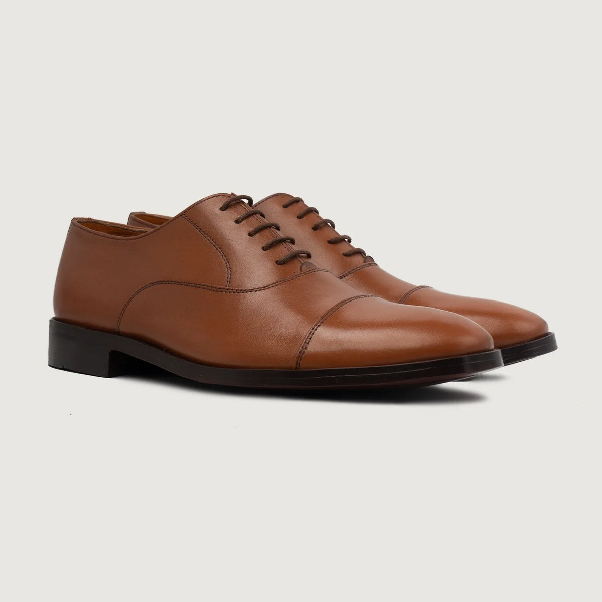 Professor Oxford Ταμπά Δερμάτινα παπούτσια Ανδρικό For Men in Tan Full-Grain Leather - Πλαϊνή όψη | Αγορά online