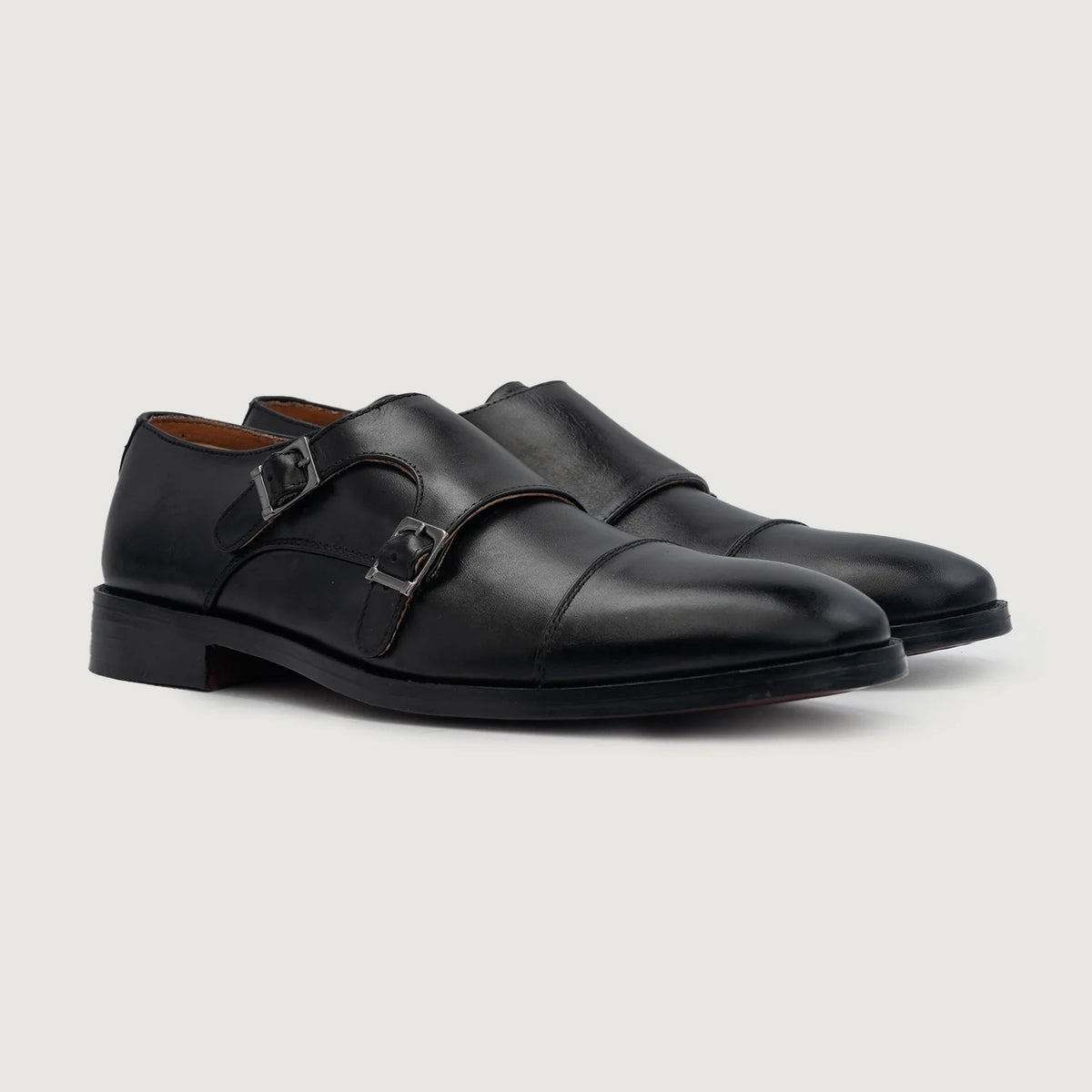 Boston Δερμάτινα παπούτσια For Men σε μαύρο γνήσιο δέρμα μόσχου - Πλαϊνή όψη | Αγορά online