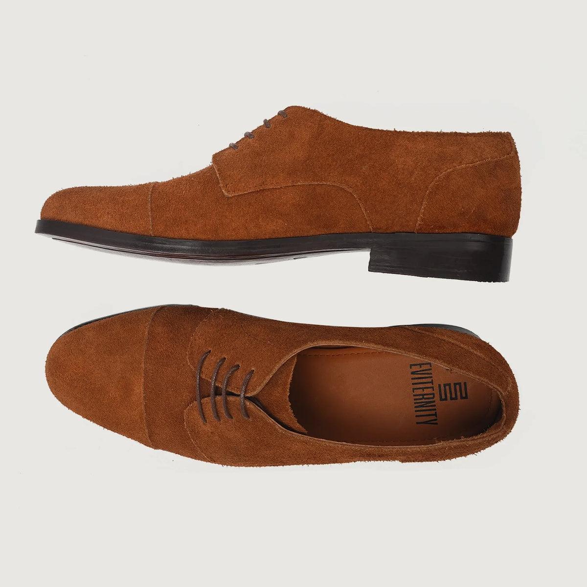 Attorney Derby Καφέ Suede Δερμάτινα παπούτσια Ανδρικό For Men - Ενισχυμένη φτέρνα & διπλές ραφές ακριβείας