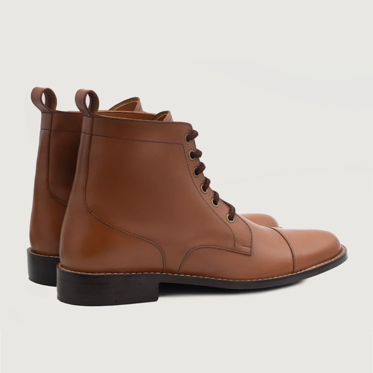 Knight Derby Ταμπά Δερμάτινα μποτάκια Ανδρικό For Men - Ενισχυμένη φτέρνα & διπλές ραφές ακριβείας