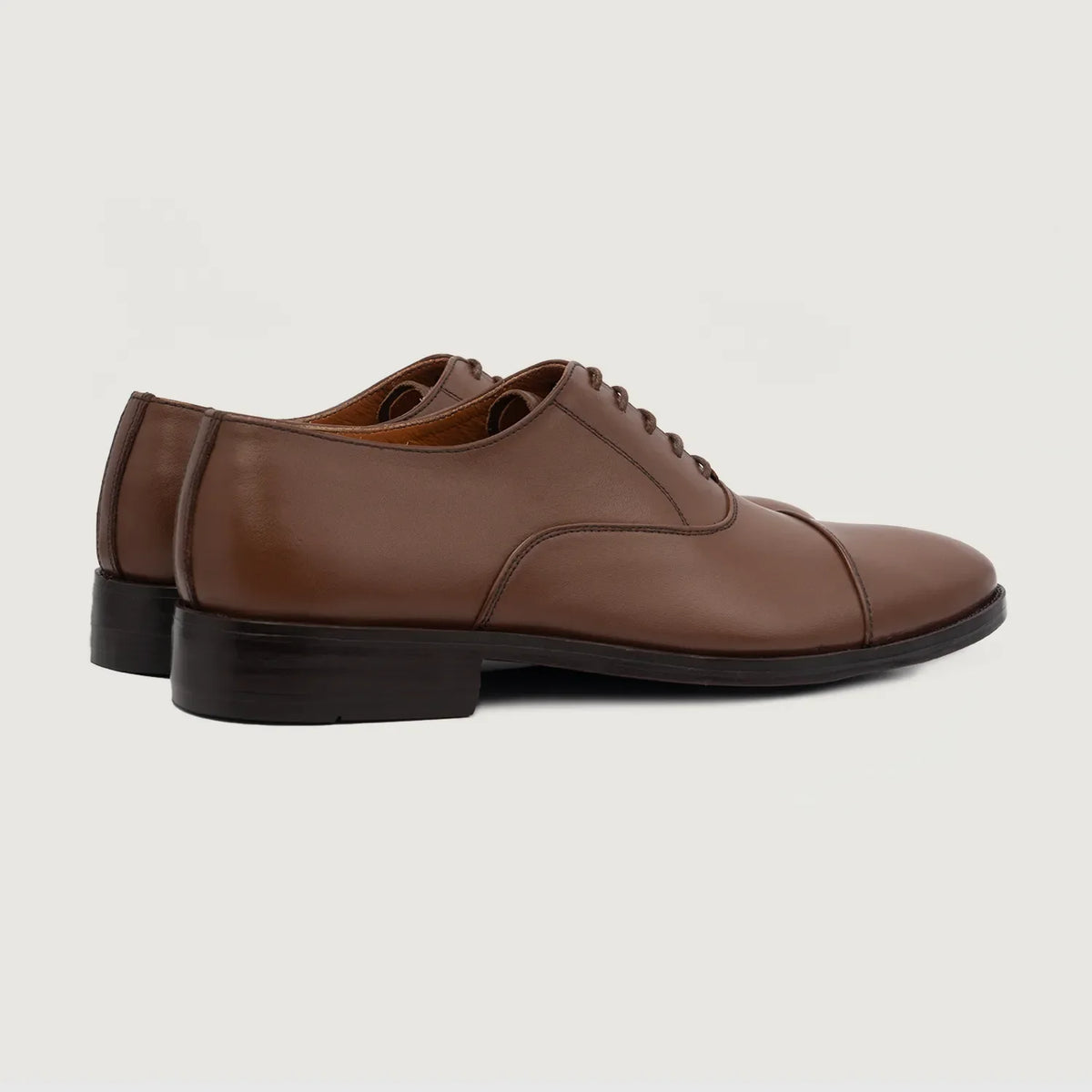 High-Traction Rubber Outsole & Lug Tread Pattern on Professor Oxford Καφέ Δερμάτινα παπούτσια Ανδρικό For Men