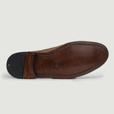 Cushioned Leather Insole & Ergonomic Arch Support Construction Detail
