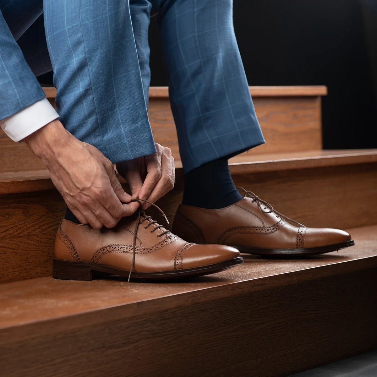 Orlaven Greyson Brogues Oxford Ταμπά Δερμάτινα παπούτσια Ανδρικό footwear image 9
