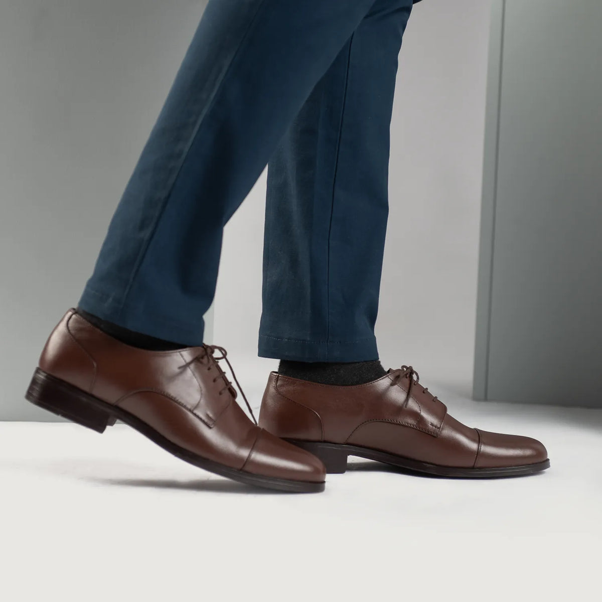 Orlaven Attorney Derby Καφέ Δερμάτινα παπούτσια Ανδρικό footwear image 9