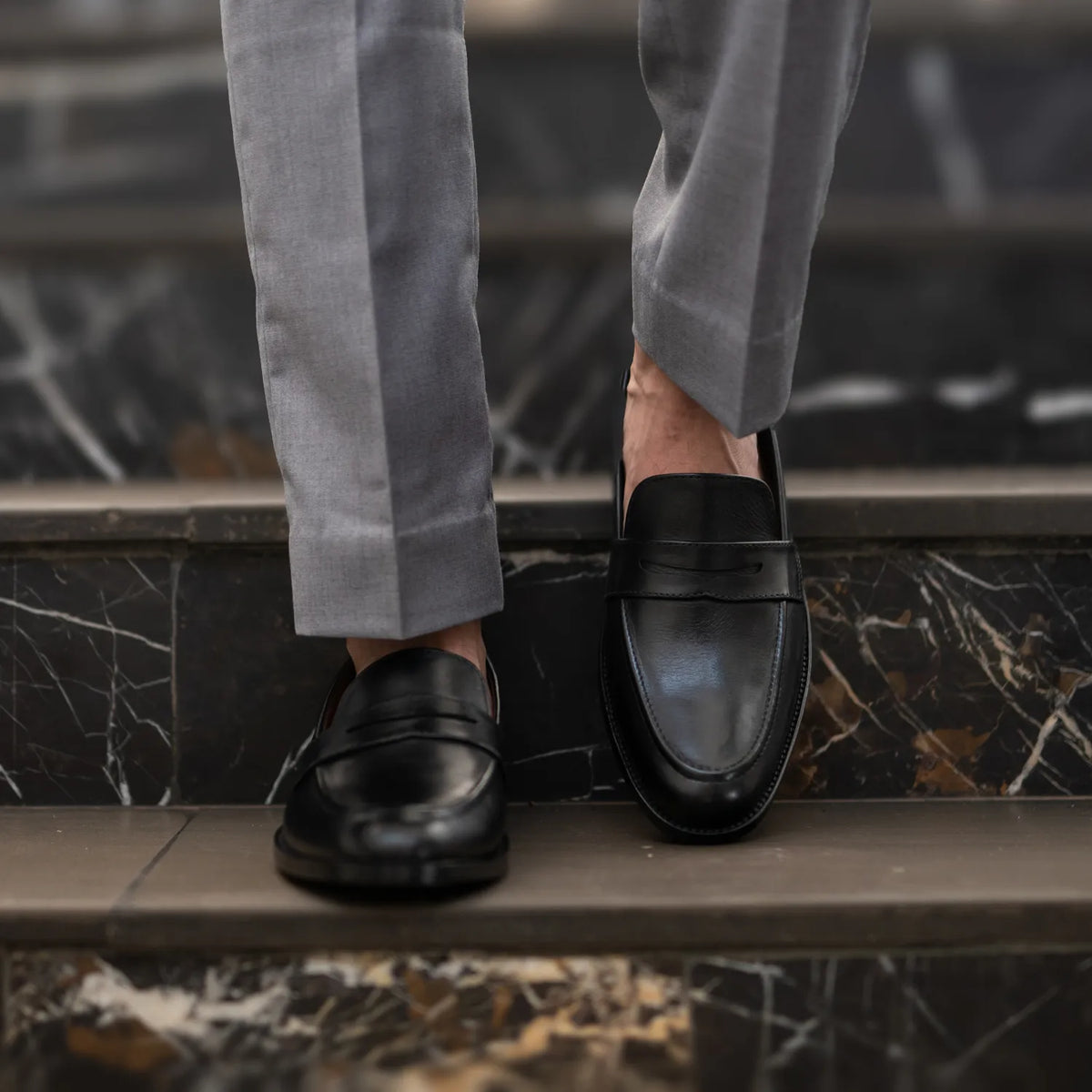 Orlaven Baxton Μαύρο Δερμάτινα μοκασίνια Ανδρικό footwear image 9