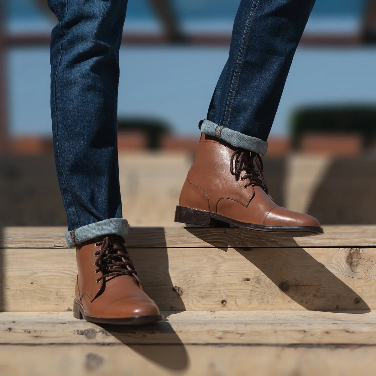 Orlaven Knight Derby Ταμπά Δερμάτινα μποτάκια Ανδρικό footwear image 9