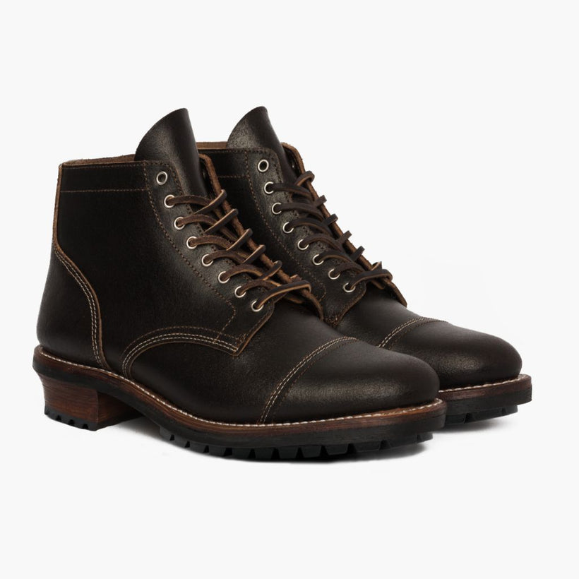 Vanguard Waxed Cacao Leather Boots Ανδρικό