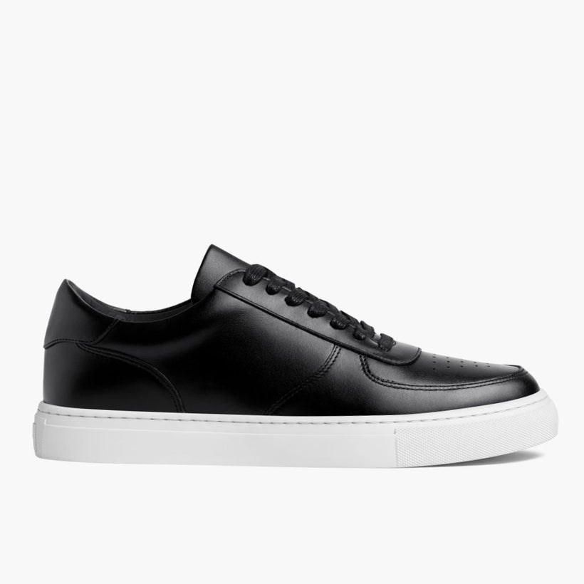 Court Μαύρο Leather Sneakers Ανδρικό