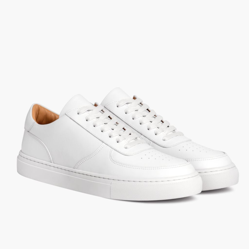 Court Toffee x Off-White Leather Sneakers in White Full-Grain Leather - Πλαϊνή όψη | Αγορά online