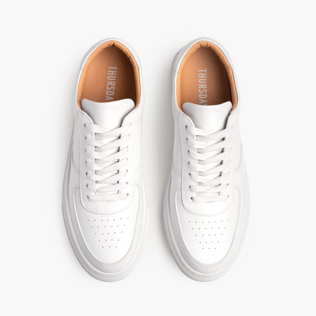 Court Toffee x Off-White Leather Sneakers - Ενισχυμένη φτέρνα & διπλές ραφές ακριβείας