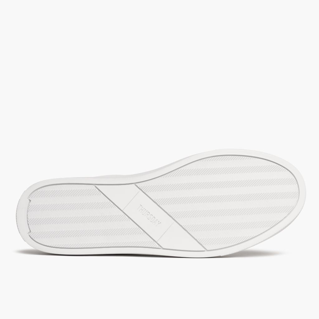 High-Traction Rubber Outsole & Lug Tread Pattern on Court White Δερμάτινα sneakers Ανδρικό