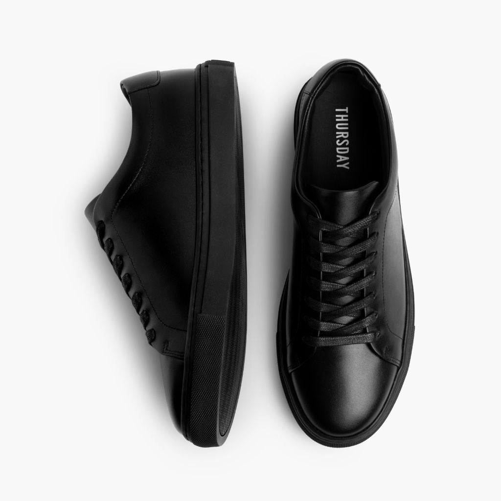 Encore Jet Μαύρο Δερμάτινα sneakers Ανδρικό - Ενισχυμένη φτέρνα & διπλές ραφές ακριβείας