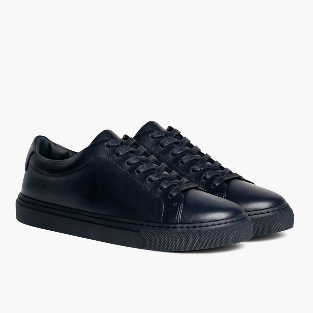 Encore Navy Δερμάτινα sneakers Ανδρικό in Navy Full-Grain Leather - Πλαϊνή όψη | Αγορά online