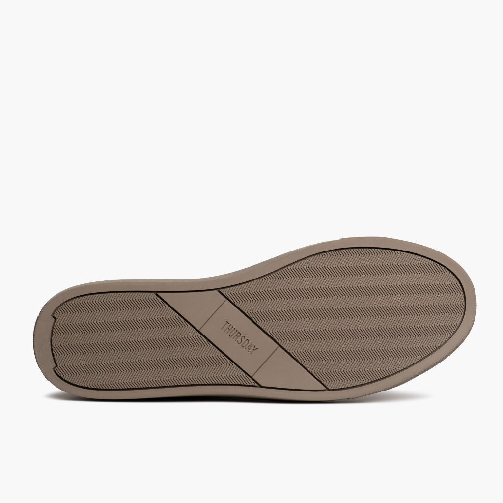 High-Traction Rubber Outsole & Lug Tread Pattern on Encore Taupe Δερμάτινα sneakers Ανδρικό