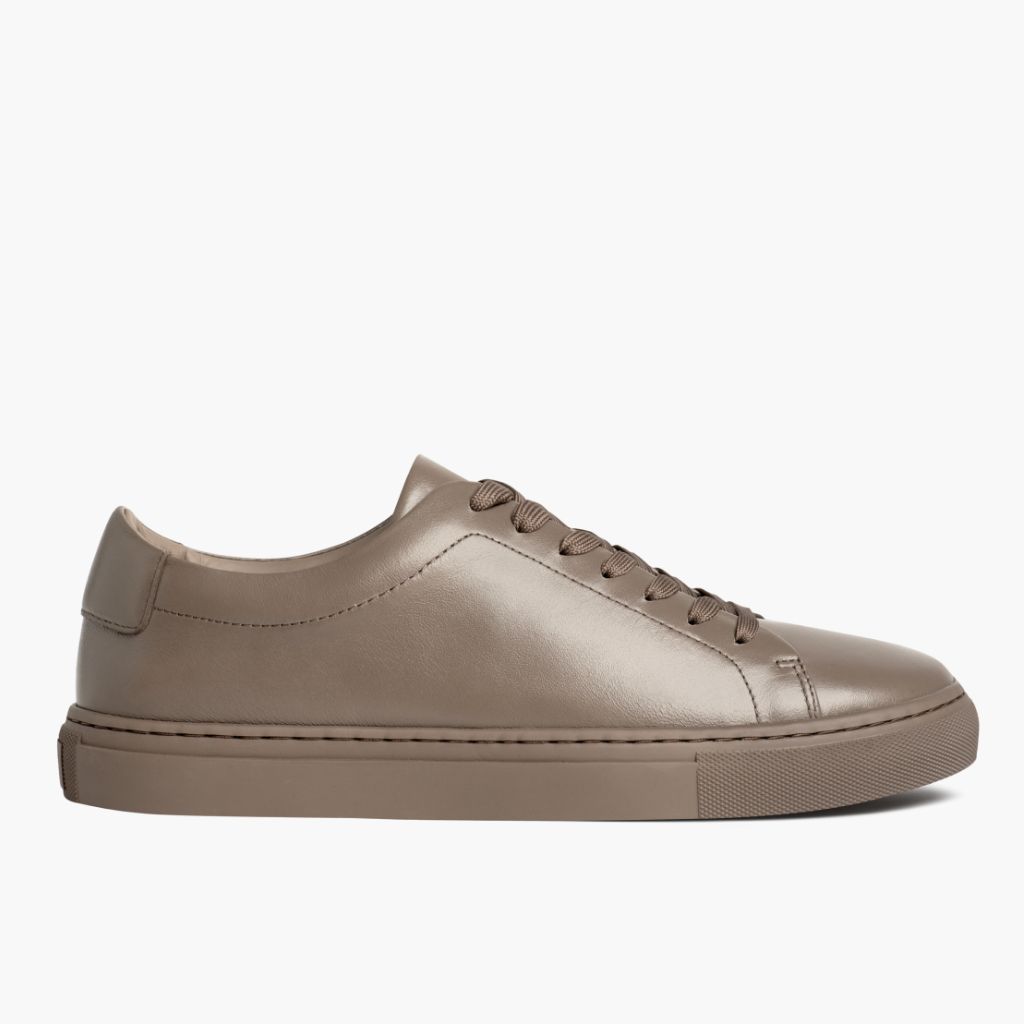 Classic Full-Grain leather Sneakers - Κατασκευή ραφής Goodyear & λεπτομέρεια μύτης παπουτσιού
