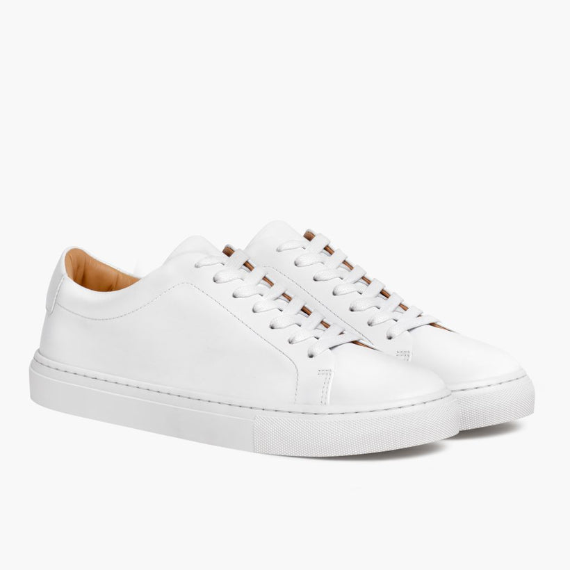 Encore White Leather Sneakers Ανδρικό