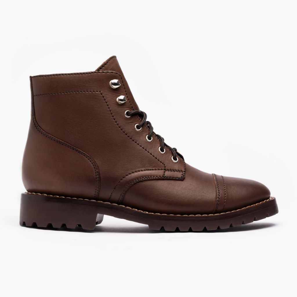 Classic Full-Grain leather Boots - Κατασκευή ραφής Goodyear & λεπτομέρεια μύτης παπουτσιού