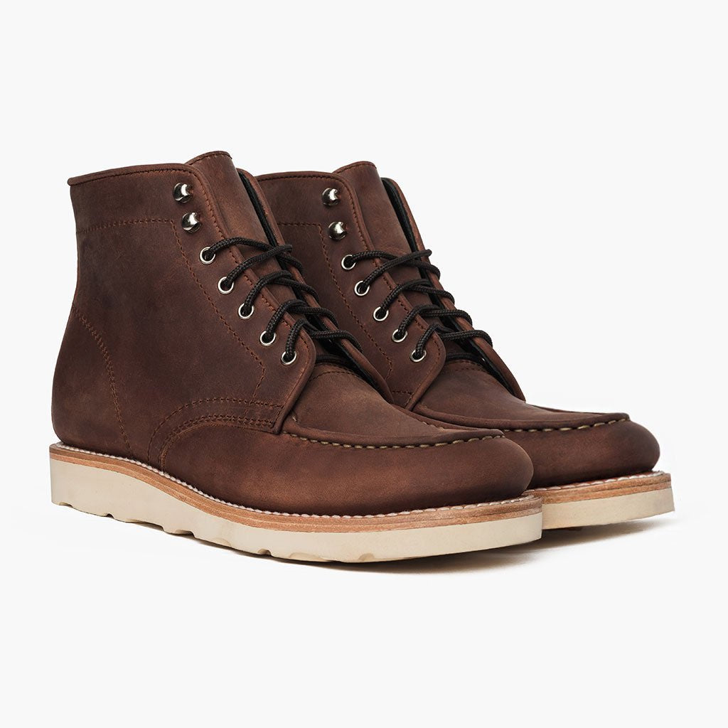 Diplomat Arizona Adobe Δερμάτινα μποτάκια Ανδρικό in Classic Full-Grain Leather - Πλαϊνή όψη | Αγορά online