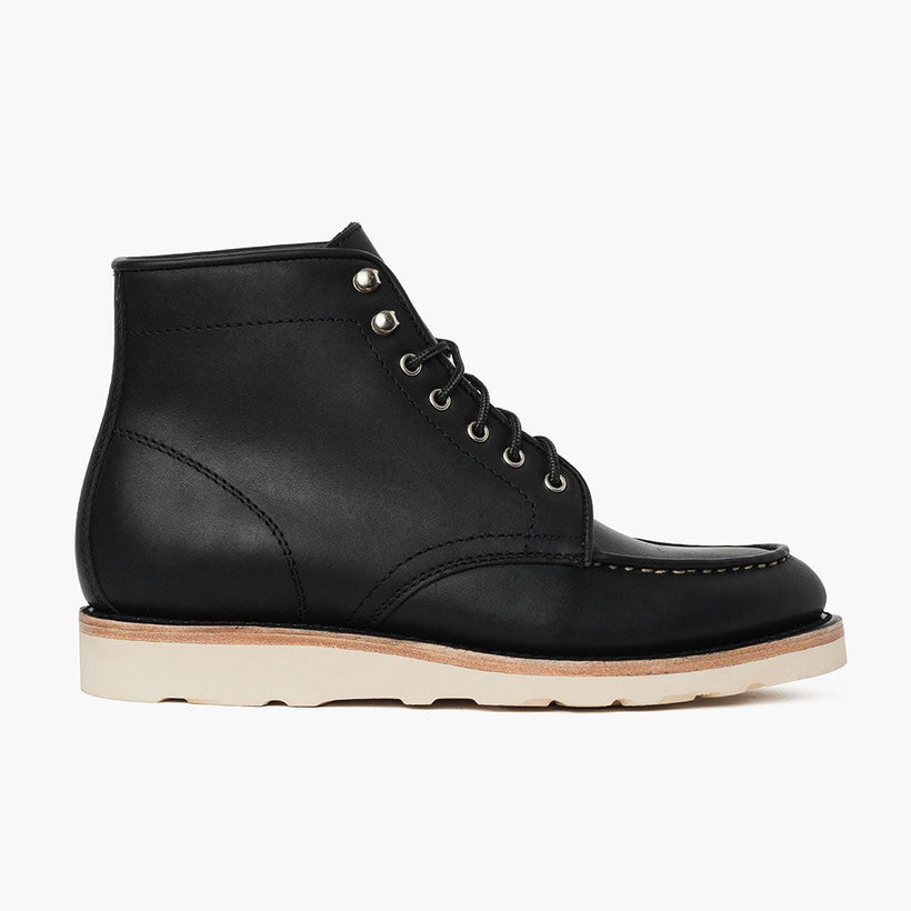 Diplomat Μαύρο Matte Leather Boots Ανδρικό