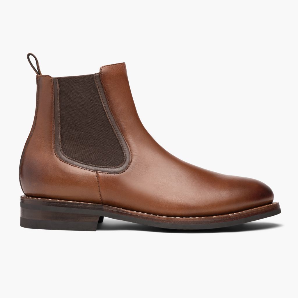 Classic Full-Grain leather Boots - Κατασκευή ραφής Goodyear & λεπτομέρεια μύτης παπουτσιού