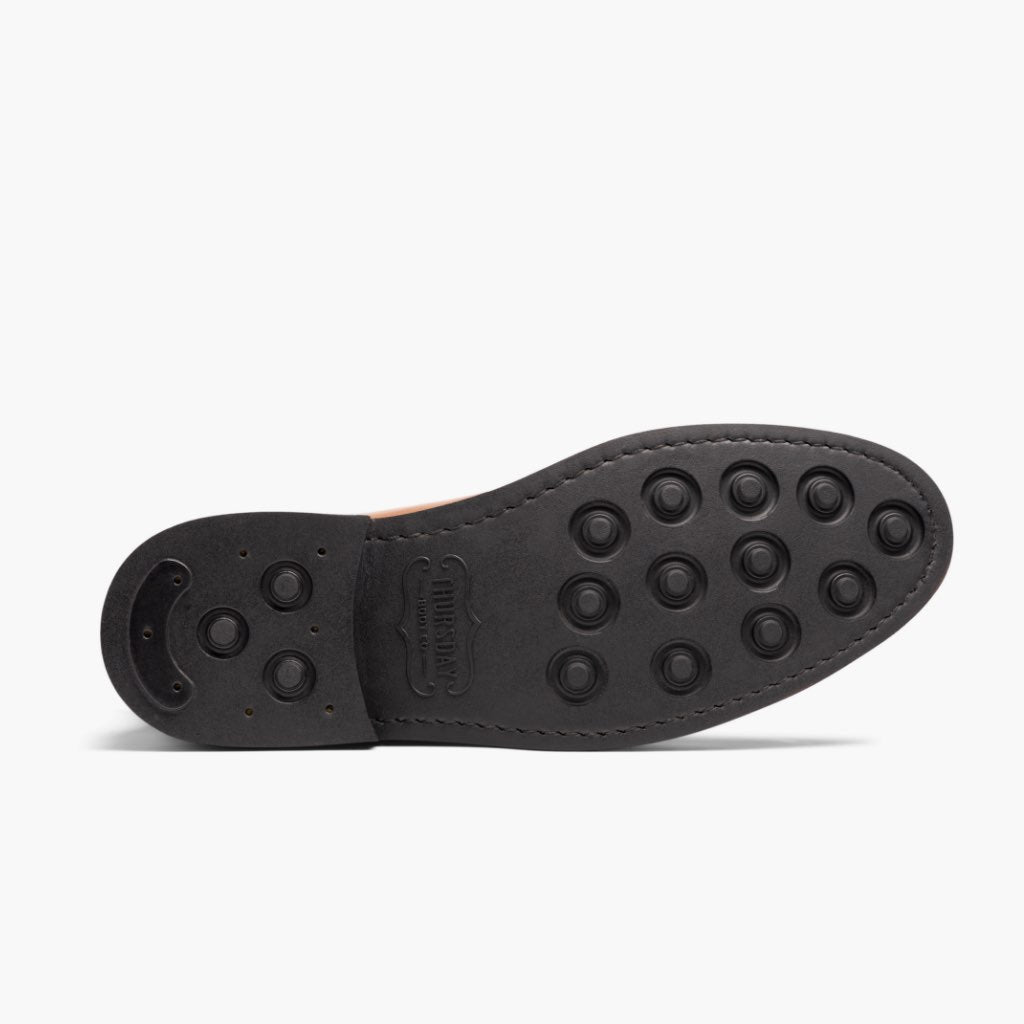 High-Traction Rubber Outsole & Lug Tread Pattern on Duke Brandy Δερμάτινα μποτάκια Ανδρικό