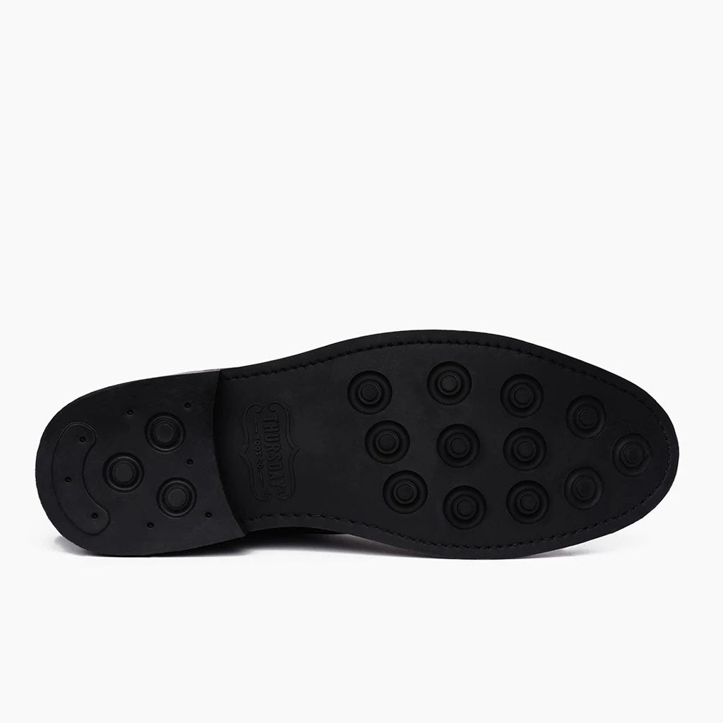 High-Traction Rubber Outsole & Lug Tread Pattern on Duke Chocolate Suede Δερμάτινα μποτάκια Ανδρικό