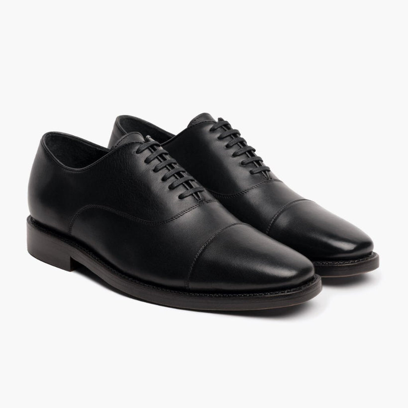 Executive Μαύρο Leather Sneakers Ανδρικό