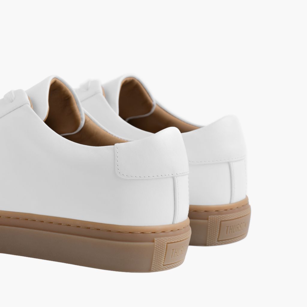 High-Traction Rubber Outsole & Lug Tread Pattern on Legacy White Δερμάτινα sneakers Ανδρικό