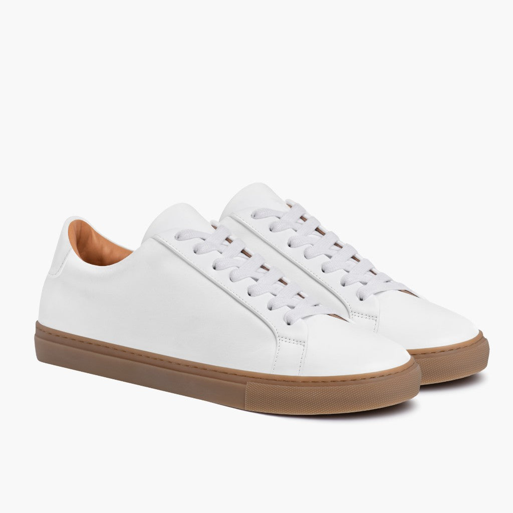 Legacy White Δερμάτινα sneakers Ανδρικό in White Full-Grain Leather - Πλαϊνή όψη | Αγορά online