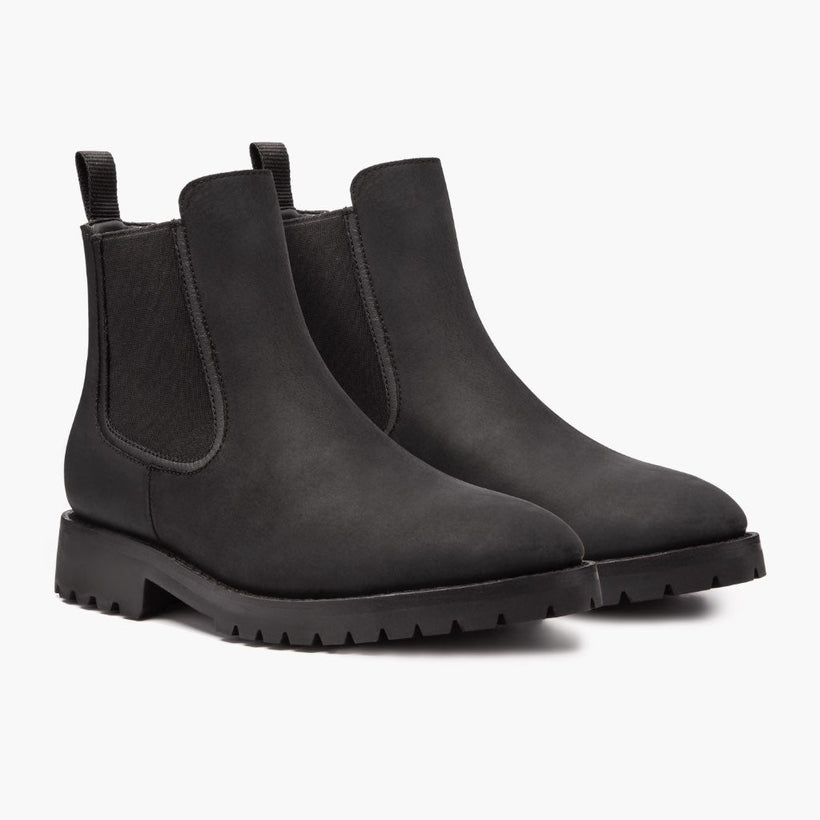 Legend Μαύρο Matte Leather Boots Ανδρικό
