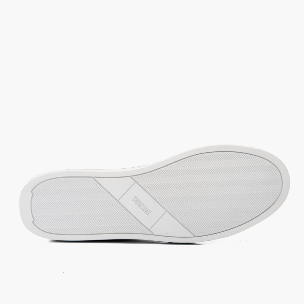 High-Traction Rubber Outsole & Lug Tread Pattern on Premier Low Top Μαύρο Δερμάτινα sneakers Ανδρικό For Men