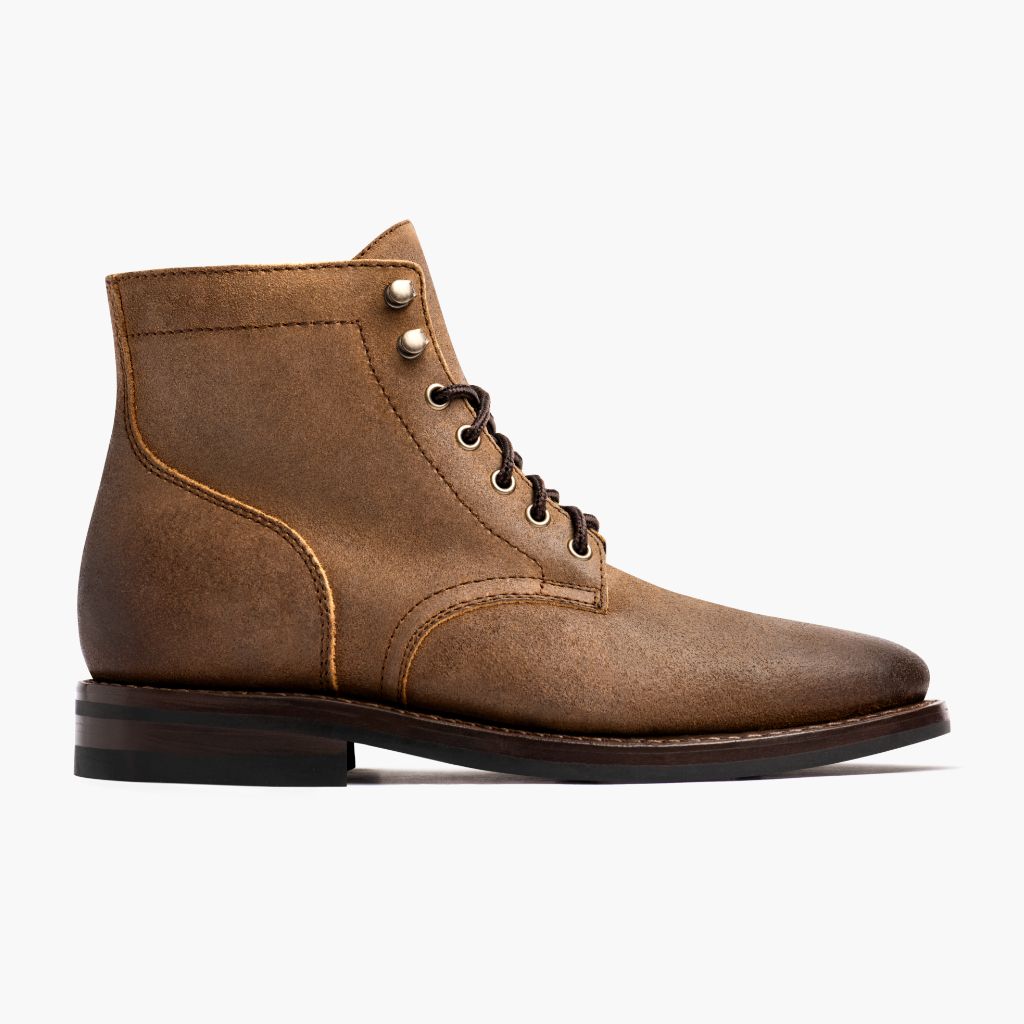 Classic Full-Grain leather Boots - Κατασκευή ραφής Goodyear & λεπτομέρεια μύτης παπουτσιού