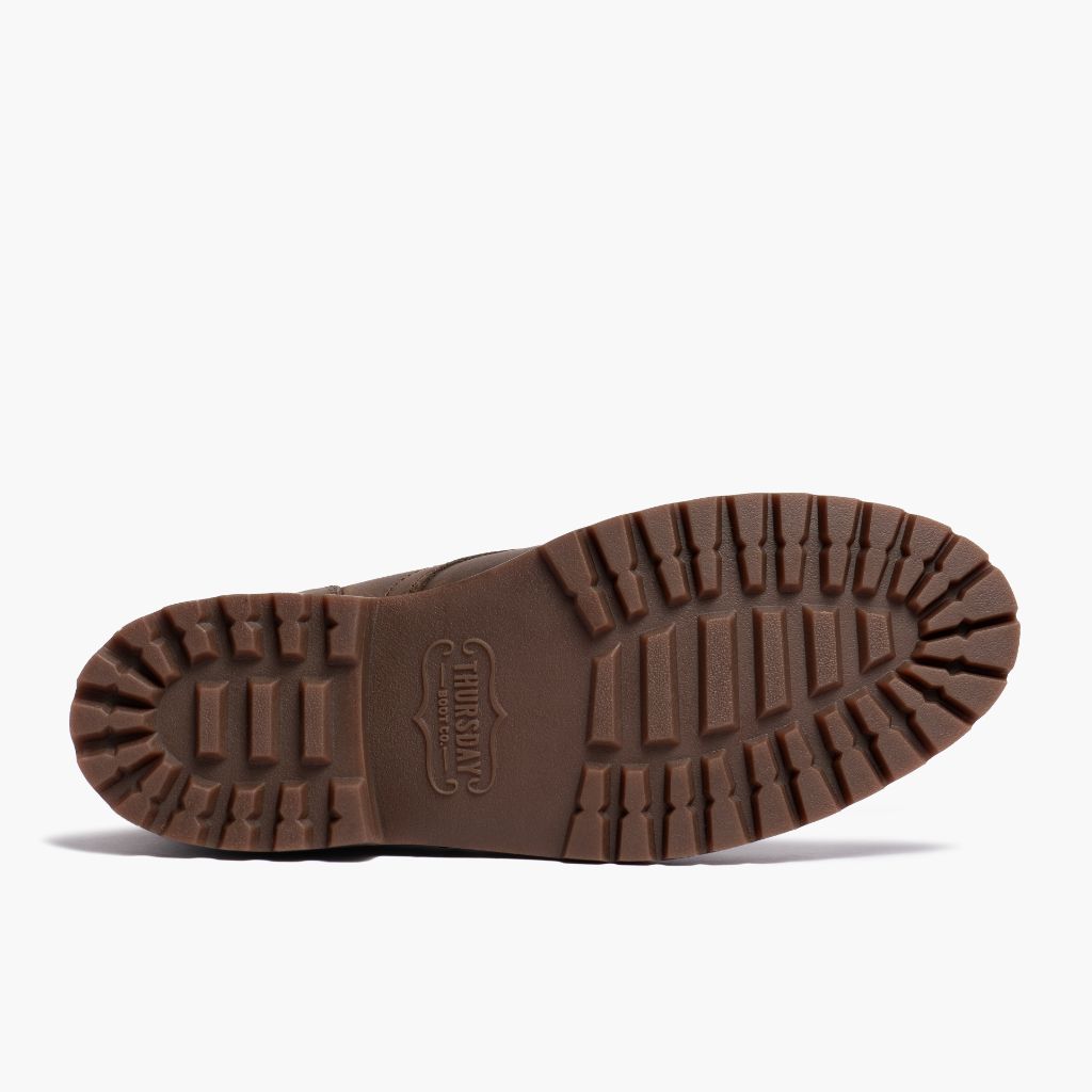 High-Traction Rubber Outsole & Lug Tread Pattern on President StormKing® Desert Καφέ Δερμάτινα μποτάκια Ανδρικό For Men