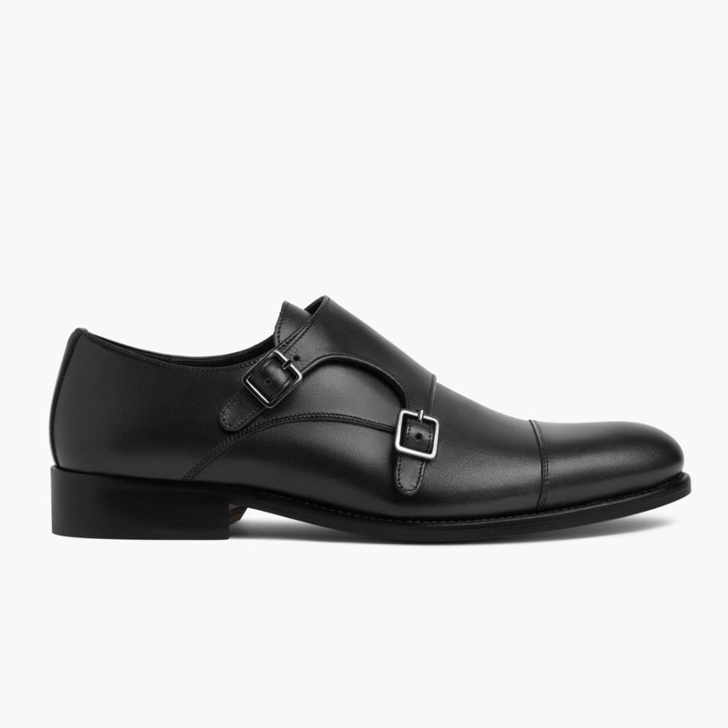 Black Full-Grain leather Loafers - Κατασκευή ραφής Goodyear & λεπτομέρεια μύτης παπουτσιού
