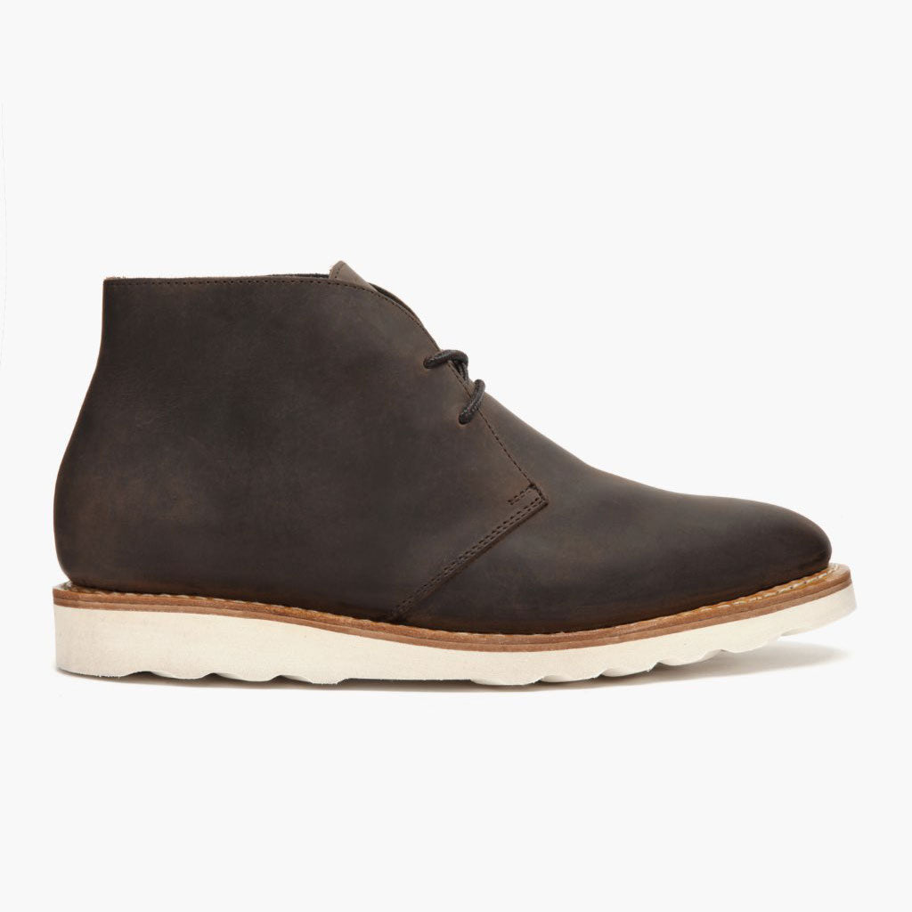 Classic Full-Grain leather Boots - Κατασκευή ραφής Goodyear & λεπτομέρεια μύτης παπουτσιού