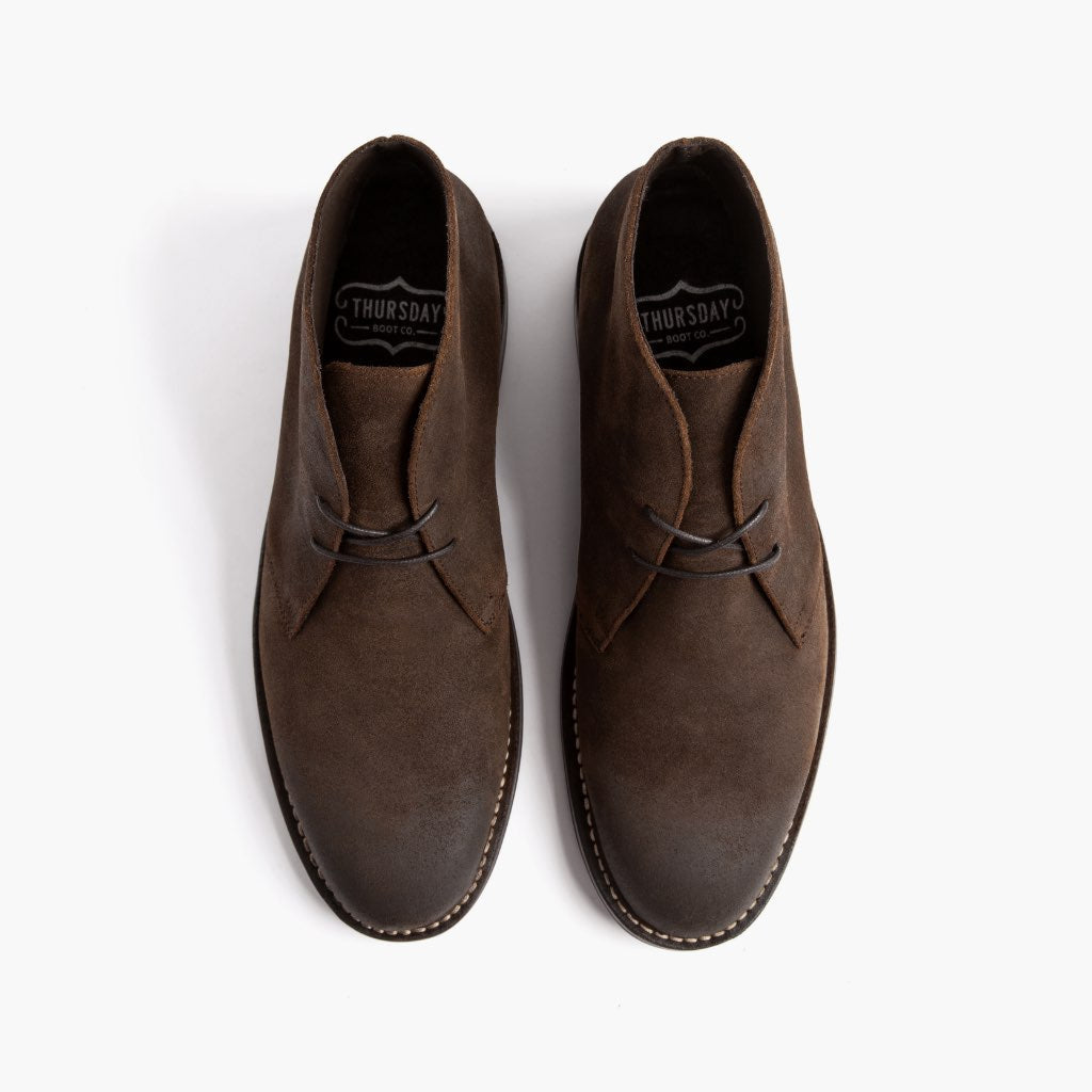 Scout Mocha Δερμάτινα μποτάκια Ανδρικό For Men - Ενισχυμένη φτέρνα & διπλές ραφές ακριβείας