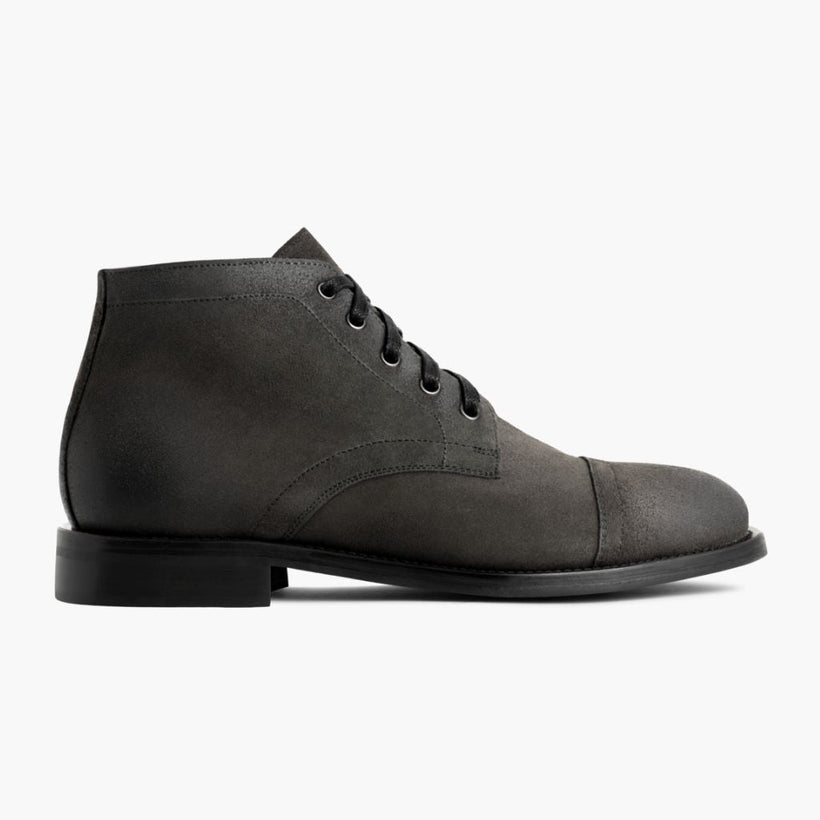 Cadet Shadow Grey Leather Boots Ανδρικό