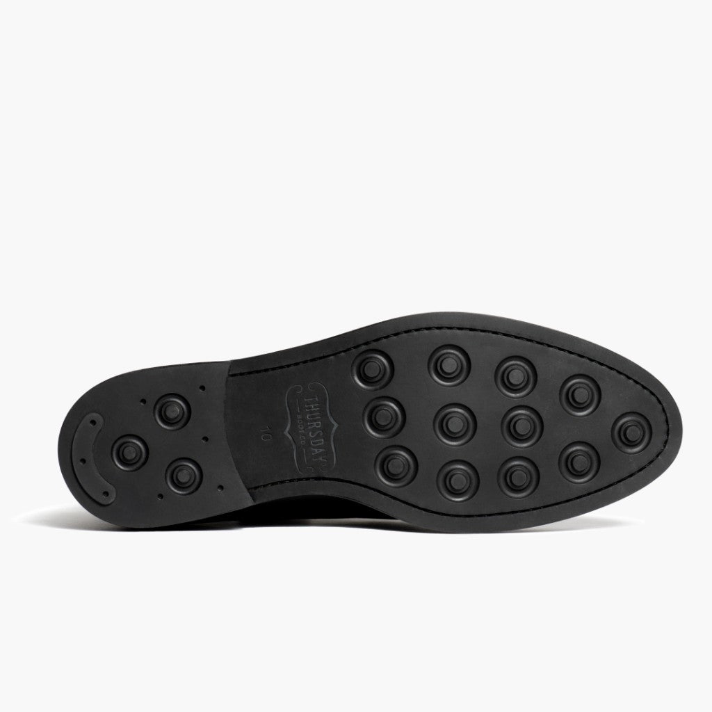 High-Traction Rubber Outsole & Lug Tread Pattern on Cadet Walnut Δερμάτινα μποτάκια Ανδρικό