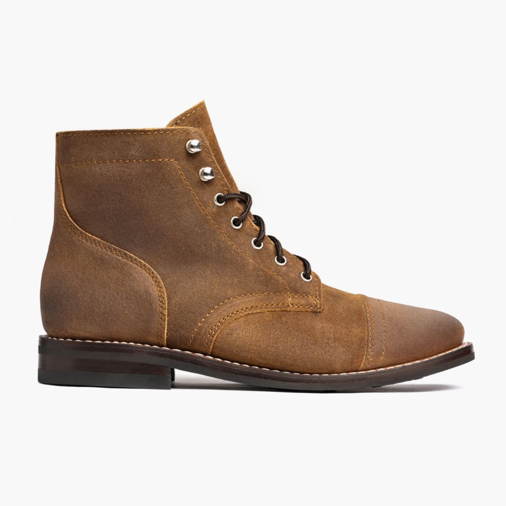 Classic Full-Grain leather Boots - Κατασκευή ραφής Goodyear & λεπτομέρεια μύτης παπουτσιού