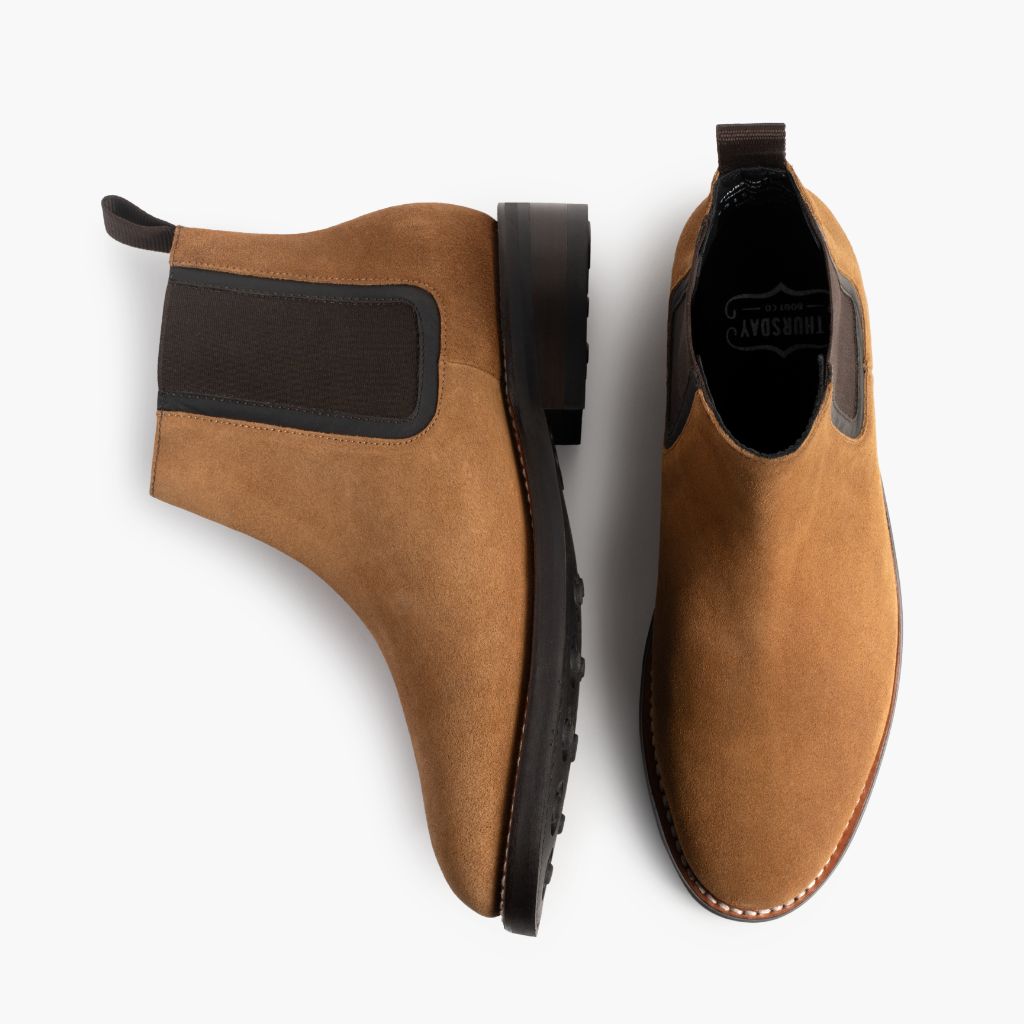 Duke Honey Suede Δερμάτινα μποτάκια Ανδρικό - Ενισχυμένη φτέρνα & διπλές ραφές ακριβείας