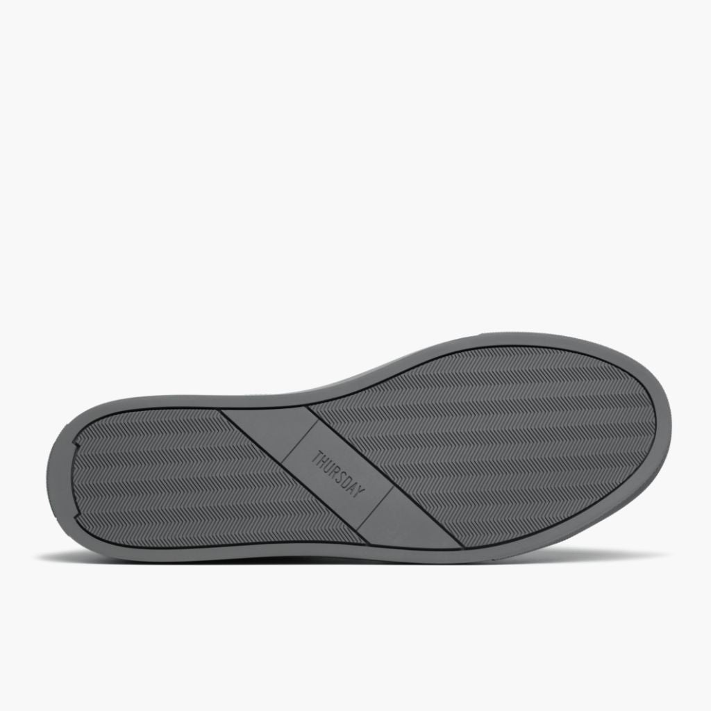 High-Traction Rubber Outsole & Lug Tread Pattern on Encore Steel Grey Δερμάτινα sneakers Ανδρικό