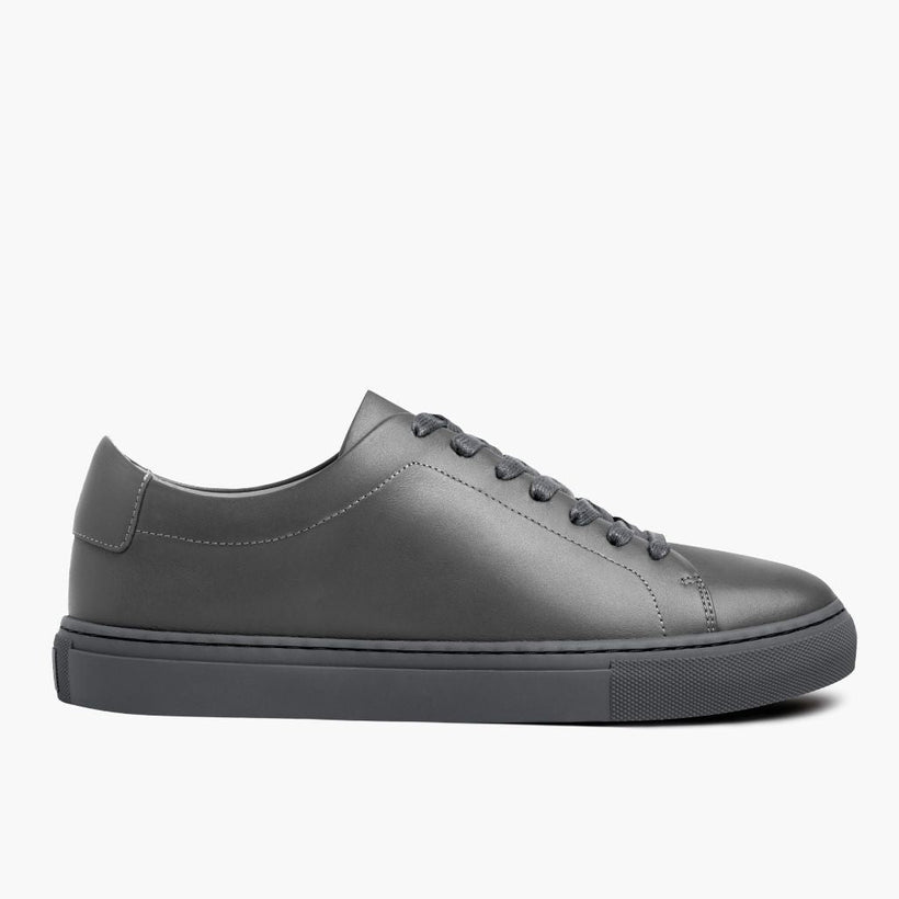 Encore Steel Grey Leather Sneakers Ανδρικό