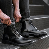 Cushioned Leather Insole & Ergonomic Arch Support Construction Detail