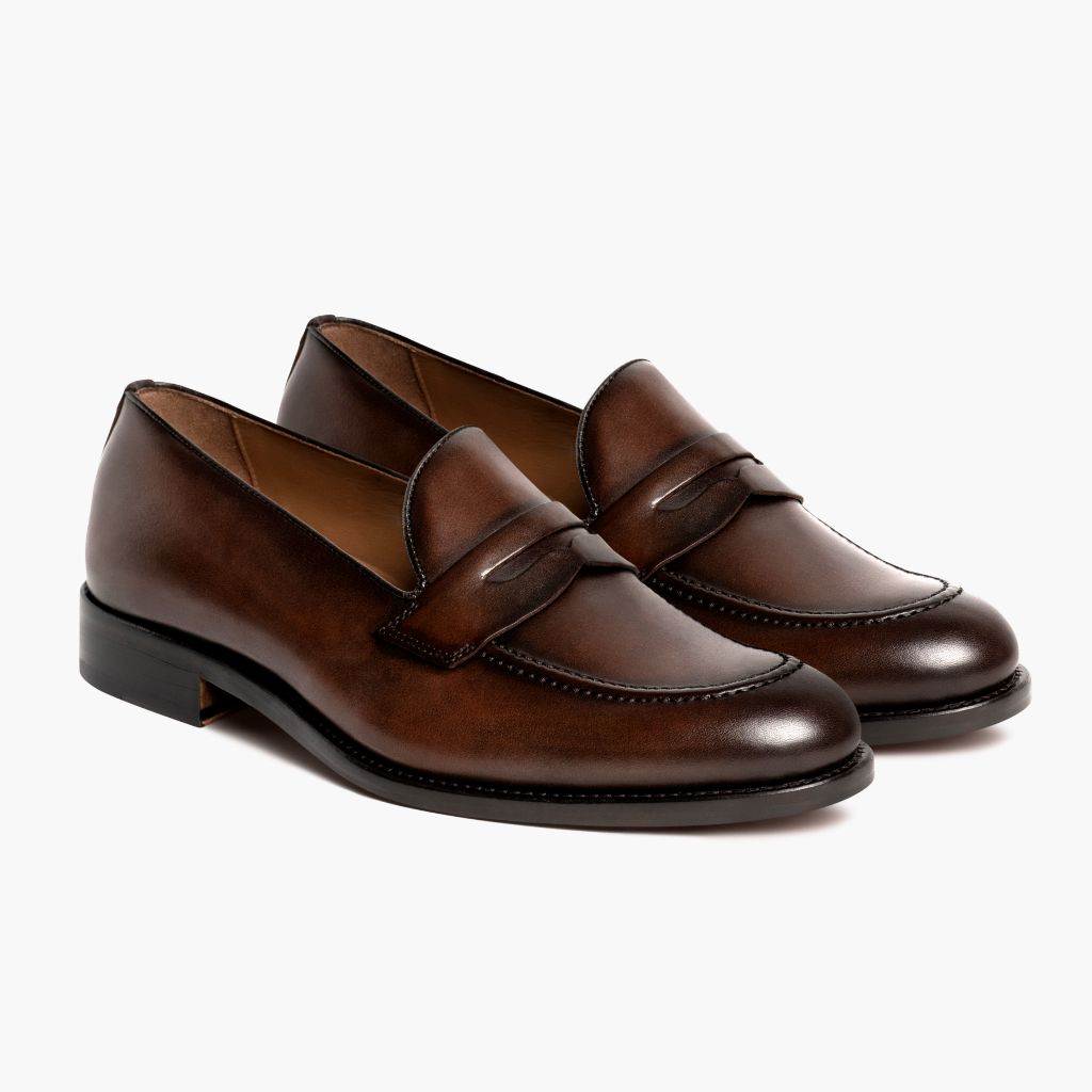 Lincoln Rich Mahogany Δερμάτινα sneakers Ανδρικό in Classic Full-Grain Leather - Πλαϊνή όψη | Αγορά online