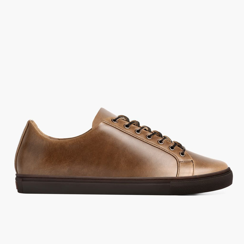Premier Low Top Natural Leather Sneakers Ανδρικό