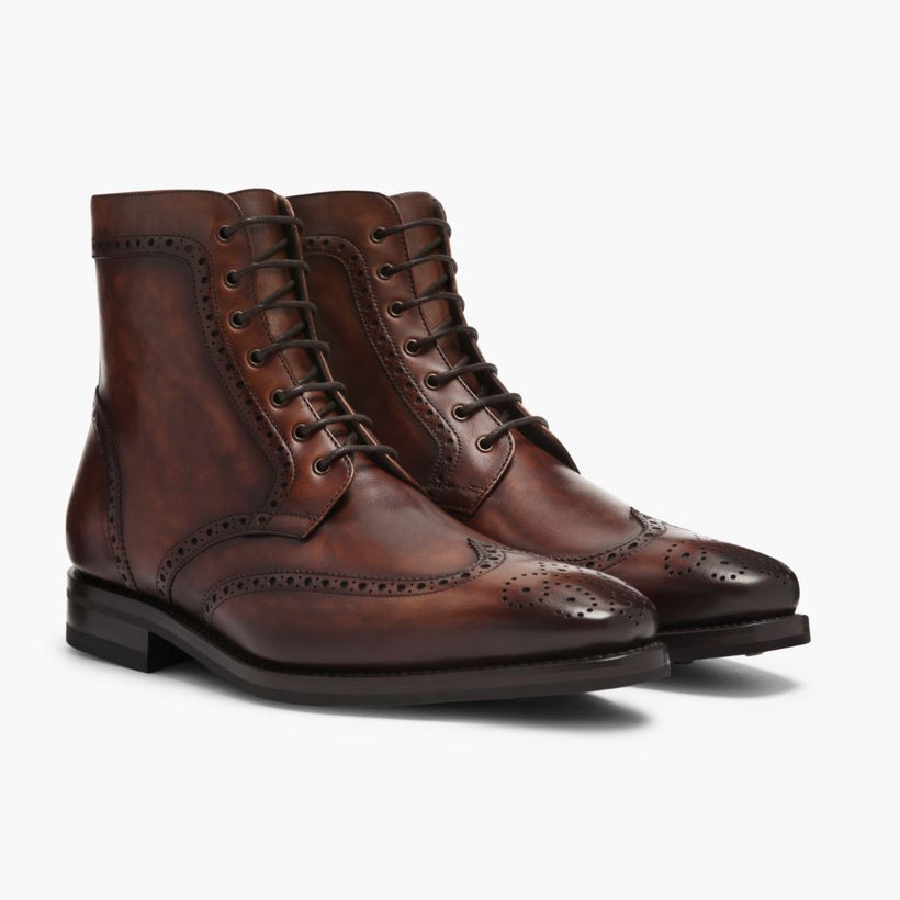 Wingtip Color #77 Leather Boots Ανδρικό
