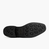 High-Traction Rubber Outsole & Lug Tread Pattern on Wingtip Color #77 Leather Boots For Men