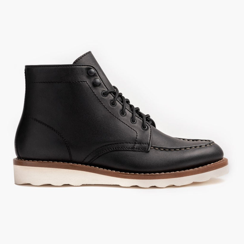 Diplomat Μαύρο Leather Boots Γυναικείο