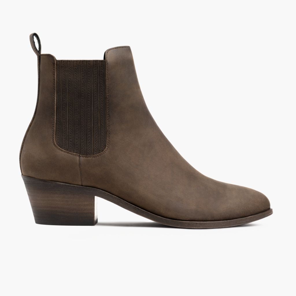 Dreamer Bootie Tobacco Δερμάτινα μποτάκια Γυναικείο in Classic Full-Grain Leather - Πλαϊνή όψη | Αγορά online